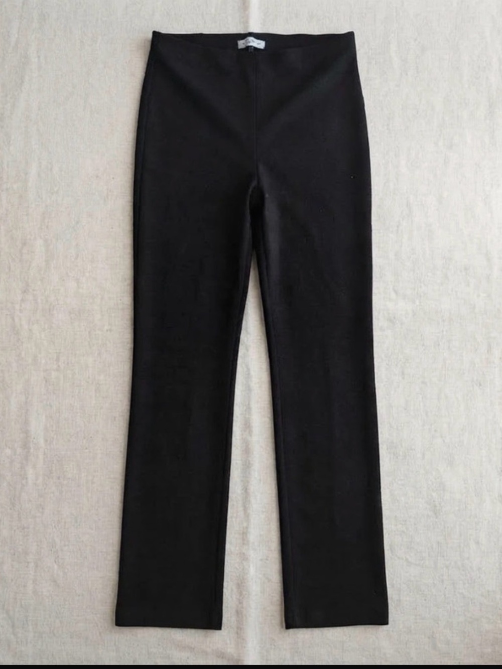 Eileen Fisher Black Straight-Leg Ponte Pants